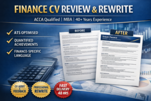 Finance CV Review and Rewrite