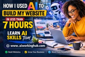 How  I used  IA   to build my website